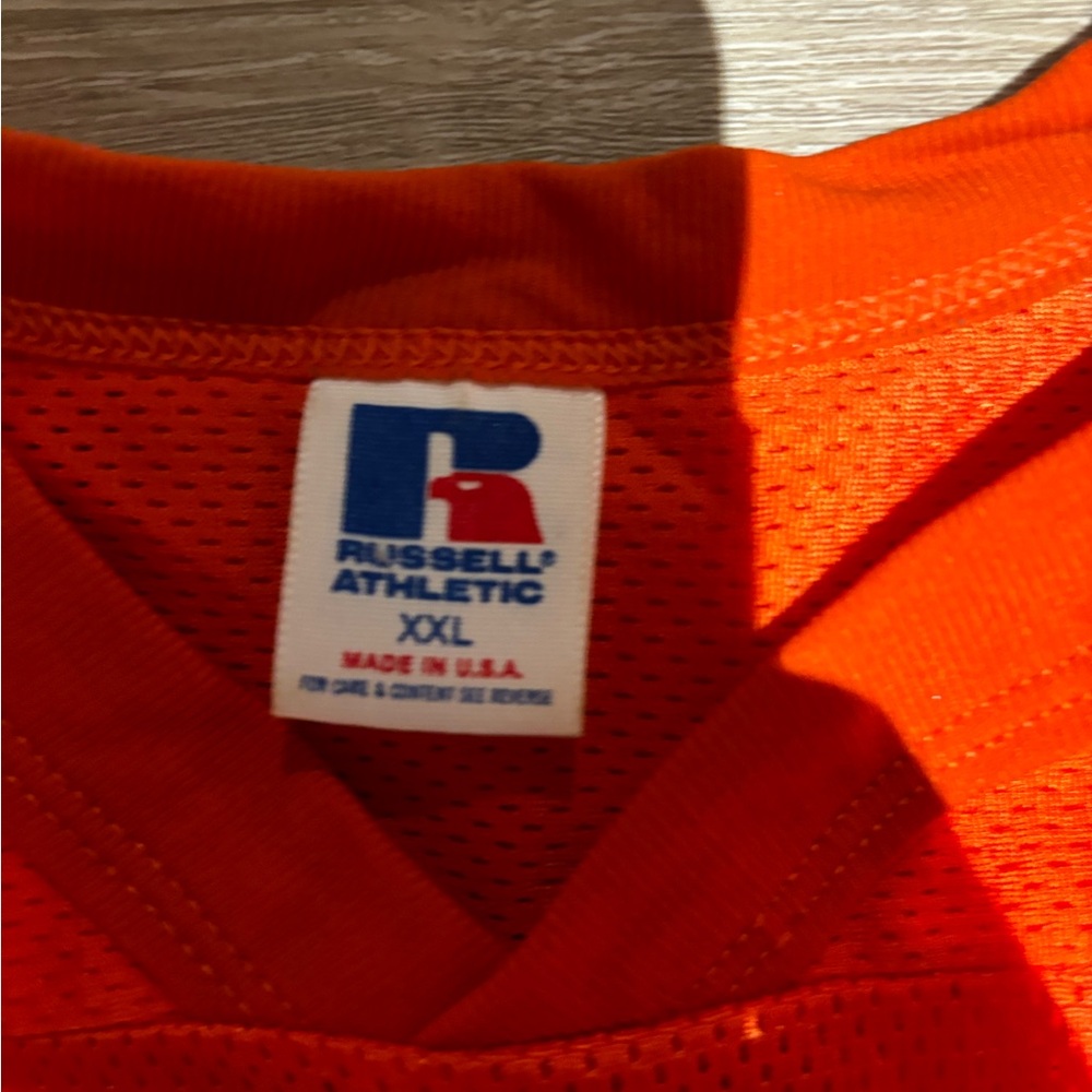 Retro Russell Athletic Orange Clemson Tigers Jersey - Picture 2 of 3